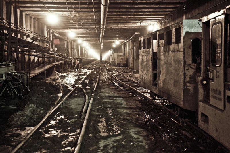 Track interchanges and switching work deep under the city.  0570.jpg
©clayton price : Underground New York : Clayton Price Photographer