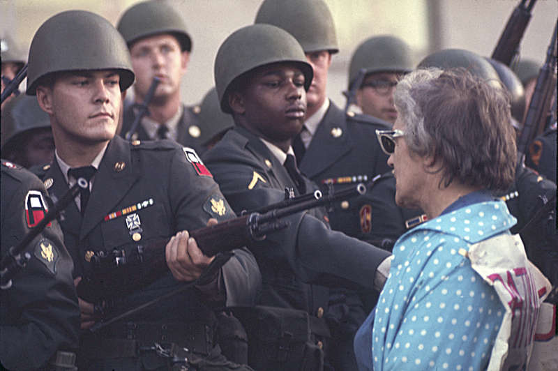 Anti-War demo at the Pentagon 1968 : Photojournalism & Documentary : Clayton Price Photographer