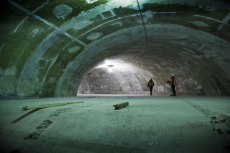 Connecting walkway, #7 Line Extention, under construction. #1593.jpg
©clayon price : Underground New York : Clayton Price Photographer