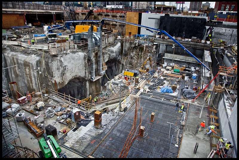 Complex for new No. 7 line  station,  adjacent to Javits Center.1632.psd ©c price : Underground New York : Clayton Price Photographer