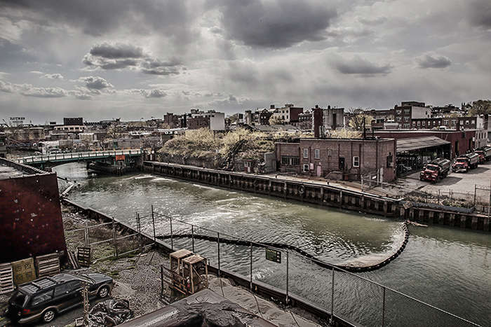 GOW-2061_Canal view_.jpg
Photographed from the roof of the Conklin Brass building. Union Street bridge
on the left. : Gowanus Canal - Brooklyn, NY : Clayton Price Photographer
