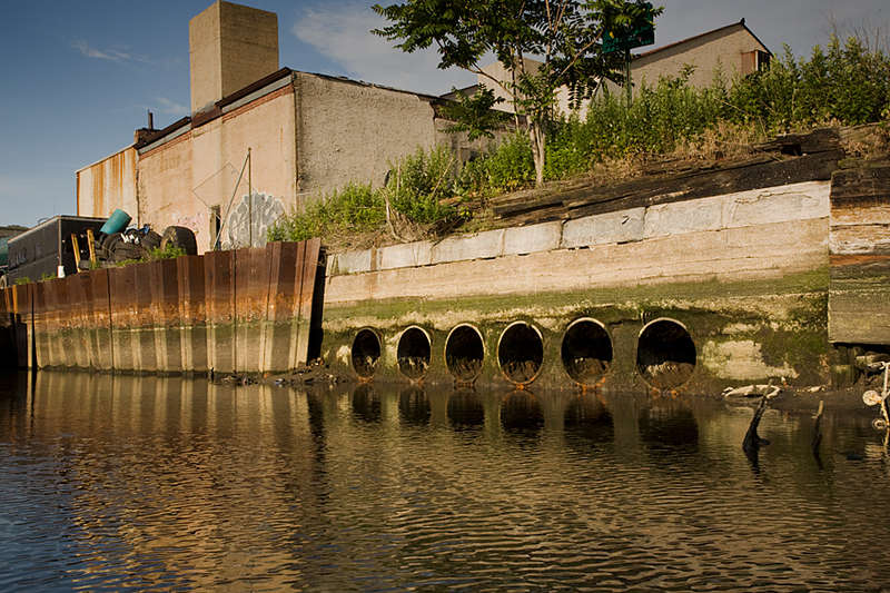 GOW-1328-overflows.jpg
This outlet storm floods  (and occasional polution)
 dates back to the 1880's
c 2008 Clayton Price : Gowanus Canal - Brooklyn, NY : Clayton Price Photographer