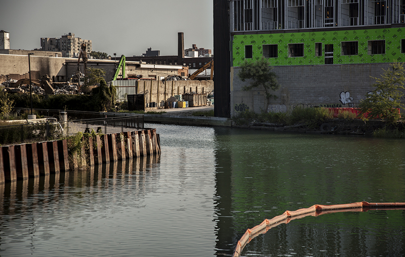 New structure adjacent to removed coal silos. Almost completed in Jan 2015
c clayton price 2015 : Gowanus Canal - Brooklyn, NY : Clayton Price Photographer