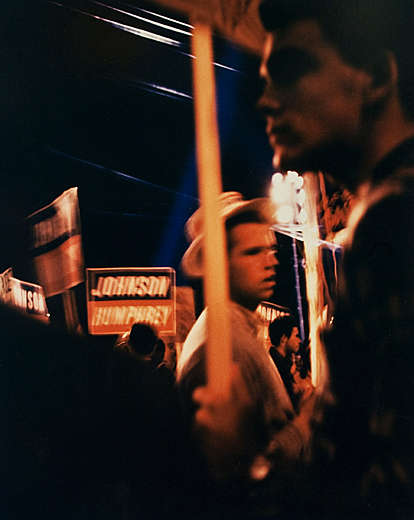 LBJ rally- L.A. '64 : Photojournalism & Documentary : Clayton Price Photographer