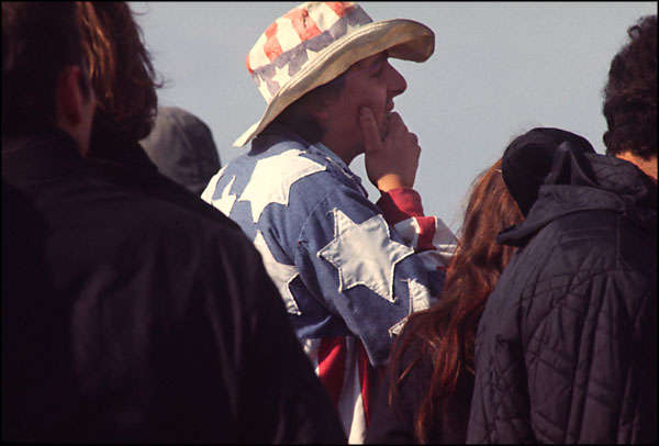 anti-war demonstrator NYC 1968 : Photojournalism & Documentary : Clayton Price Photographer
