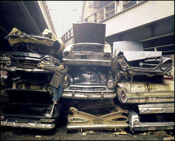 Under the Brooklyn Bridge c 1967 : End of the Machine Age : Clayton Price Photographer